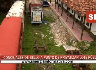 CONCEJO DE BELLO PRIVATIZARÁ LOTE PÚBLICO