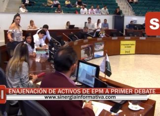 CONCEJO APRUEBA EN PRIMER DEBATE VENTA DE ACCIONES DE EPM