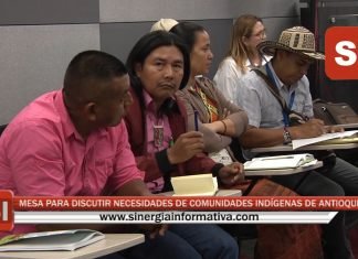 MESA PARA DISCUTIR NECESIDADES DE COMUNIDADES INDÍGENAS DE ANTIOQUIA