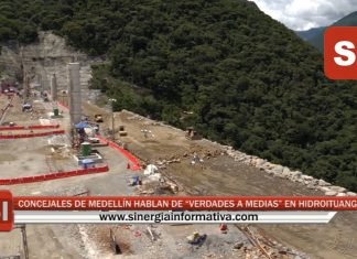 CONCEJALES DE MEDELLÍN HABLAN DE “VERDADES A MEDIAS” EN HIDROITUANGO