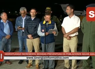 HIDROITUANGO INCREMENTA MEDIDAS PREVENTIVAS EN POBLACIONES AGUAS ABAJO