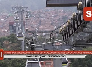 350 MIL HABITANTES DEL CENTRO ORIENTE DE MEDELLÍN BENEFICIADOS CON LA LÍNEA M DE METROCABLE