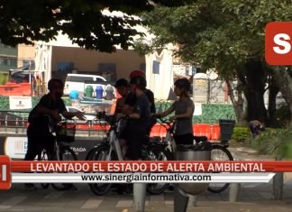 LEVANTADO EL ESTADO DE ALERTA AMBIENTAL