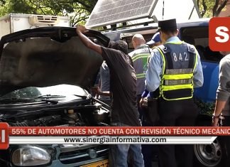 55% DE AUTOMOTORES NO CUENTA CON REVISIÓN TÉCNICO MECÁNICA