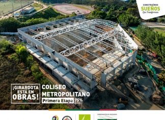 GIRARDOTA CONSTRUYE UN COLISEO DE TALLA NACIONAL E INTERNACIONAL