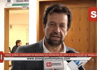 JESÚS ANÍBAL ECHEVERRI ES SEGUNDO EN INTENCIÓN DE VOTO A LA ALCALDÍA DE MEDELLÍN