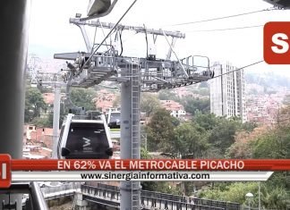 EN 62% VA EL METROCABLE PICACHOS