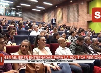 415 MUJERES ENTRENADAS PARA LA POLÍTICA REGIONAL