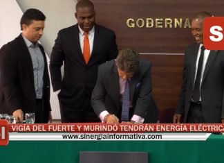 VIGÍA DEL FUERTE Y MURINDÓ TENDRÁN ENERGÍA ELÉCTRICA