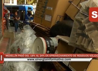 MEDELLÍN PASÓ DEL 18% AL 24% EN APROVECHAMIENTO DE RESIDUOS SÓLIDOS