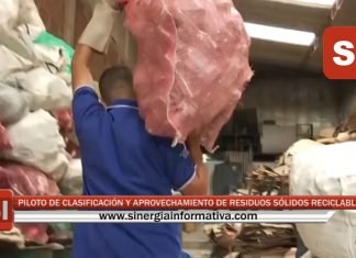 PILOTO DE CLASIFICACIÓN Y APROVECHAMIENTO DE RESIDUOS SÓLIDOS RECICLABLES