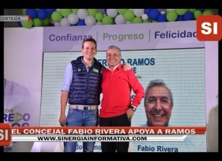 CONCEJAL FABIO HUMBERTO RIVERA APOYA A ALFREDO RAMOS