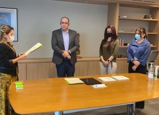 VICEPRESIDENTES DE COMUNICACIONES Y FINANCIERA SE POSESIONARON ANTE EL GERENTE DE EPM