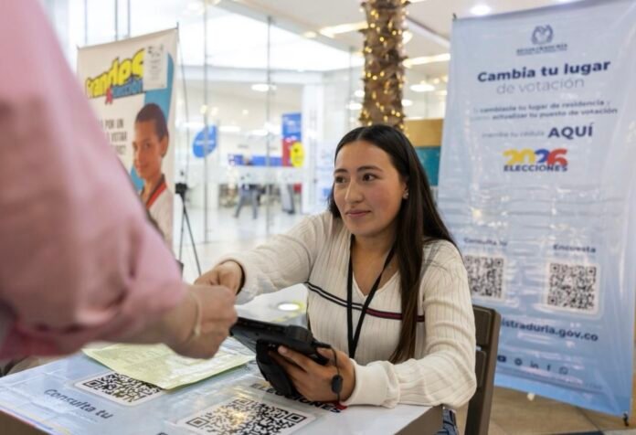 Registraduría Nacional del Estado Civil. Cambio de Puesto de Votación - Noviembre 2025