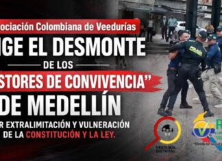 La Asociación Colombiana de Veedurías exige el desmonte de los “gestores de convivencia” de Medellín por presuntos abusos, extralimitación de funciones y vulneración de la Constitución y la Ley