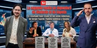 La segunda vuelta no dependerá de Abelardo ni de Cepeda