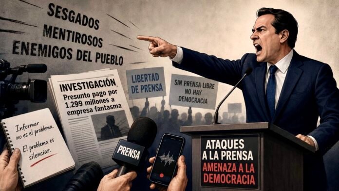 Candidato que presenta a los periodistas como enemigos políticos, es enemigo de la democracia - Sinergia Informativa Junio 2026 (Gemini)