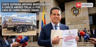Corte Suprema archiva investigación contra Carlos Andrés Trujillo por caso de los carrotanques de la UNGRD