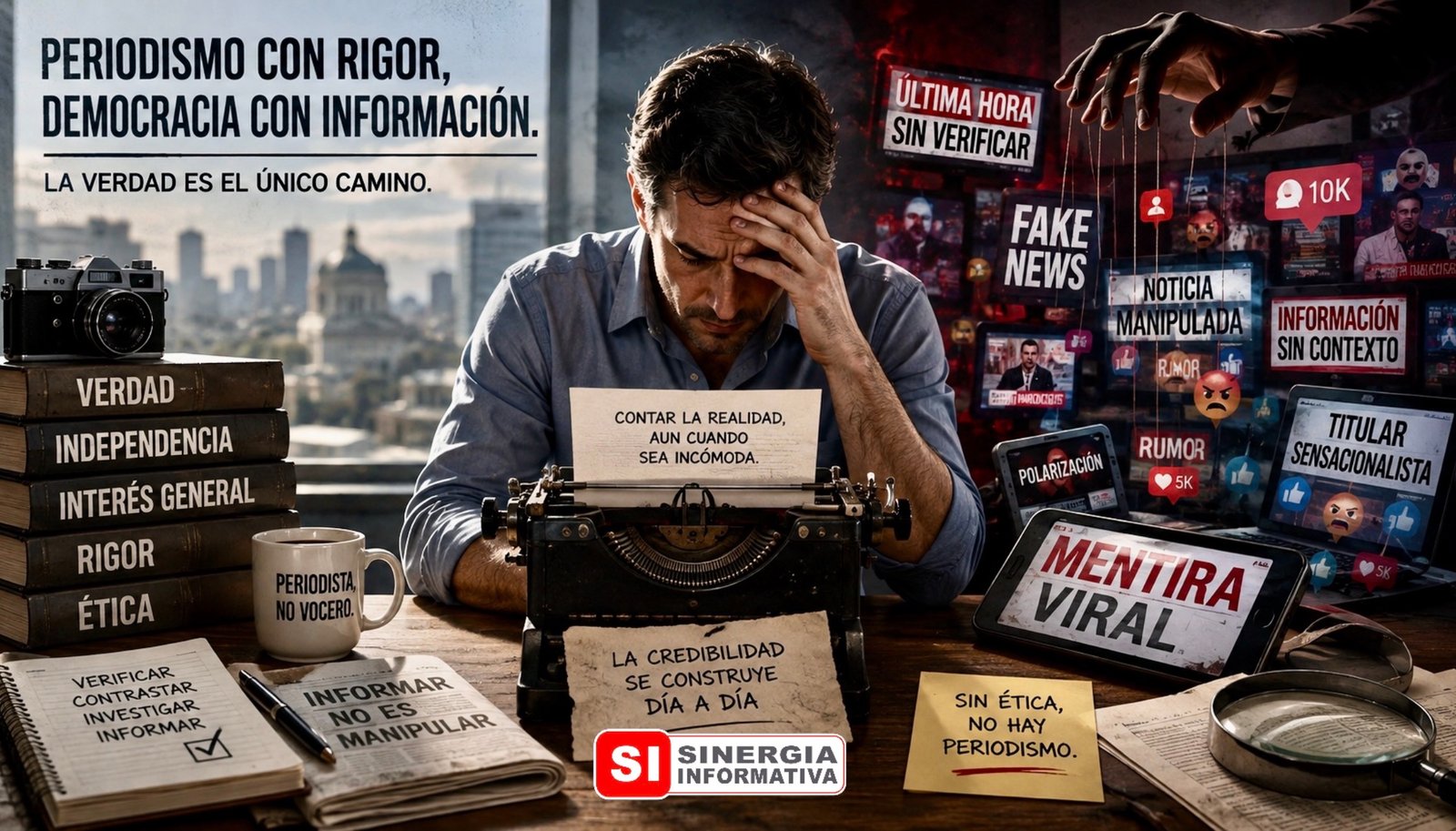 El periodismo sin vergüenza - Sinergia Informativa Agosto 2026 (Gemini)