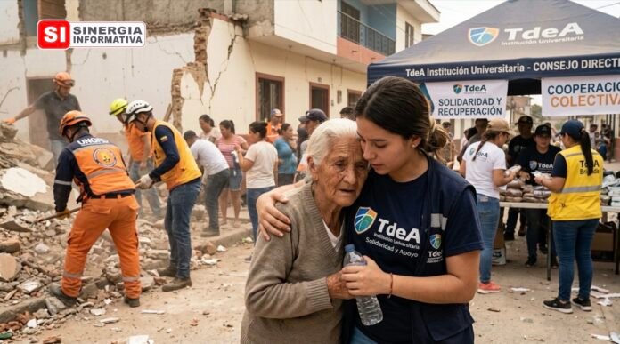El Consejo Directivo del TdeA expresa su solidaridad con las personas, familias y comunidades que se han visto afectadas por el reciente terremoto - Sinergia Informativa Agosto 2026 (Gemini)