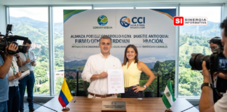 Corantioquia y la Cámara Colombiana de Infraestructura Antioquia firman acuerdo para la mitigación y adaptación al cambio climático, legalidad ambiental y prácticas sostenibles