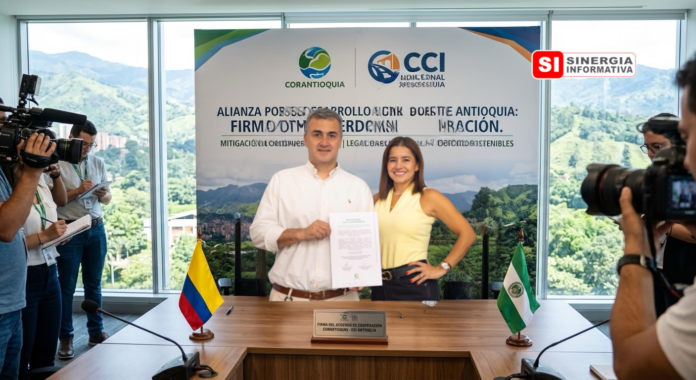 Corantioquia y la Cámara Colombiana de Infraestructura Antioquia firman acuerdo para la mitigación y adaptación al cambio climático, legalidad ambiental y prácticas sostenibles - Sinergia Informativa Septiembre 2026