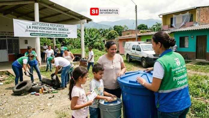 Secretaría de Salud de Antioquia. Antioquia refuerza la prevención del dengue en el Departamento - Sinergia Informativa Septiembre 2026 (Gemini)